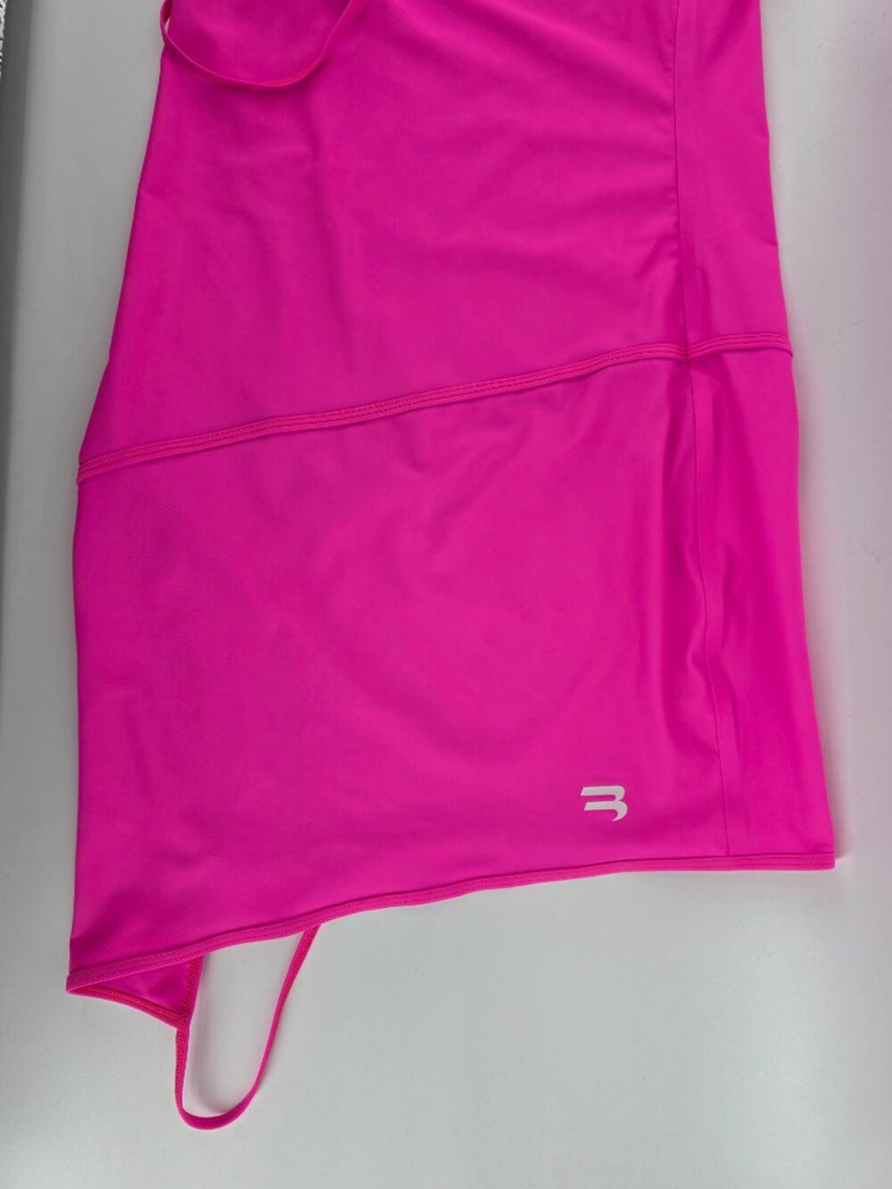 Balenciaga Hot Pink Bodycon Mini Dress – XS – Stretch Designer Club Dress - Picture 4 of 12